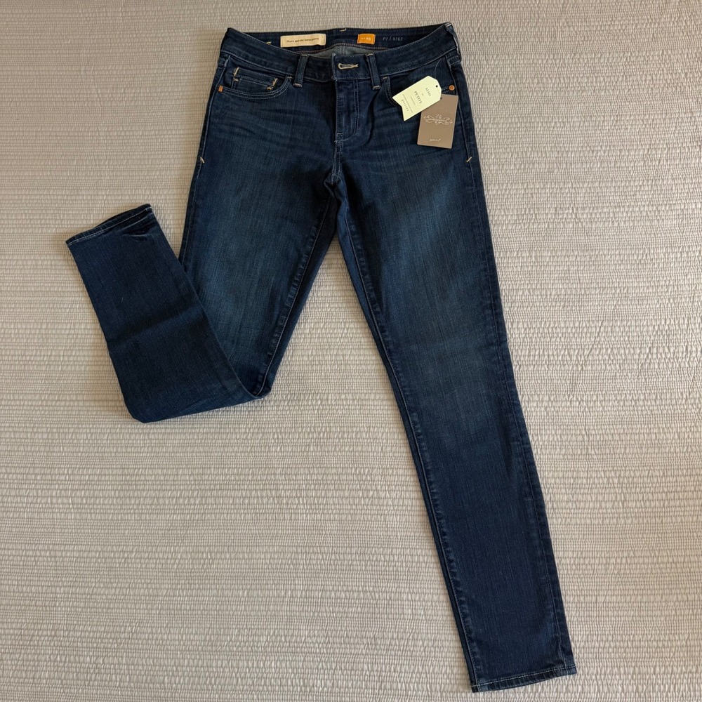 NWT Pilcro and the Letterpress Stet Slim Ankle Jeans Dark Wash Size 25P